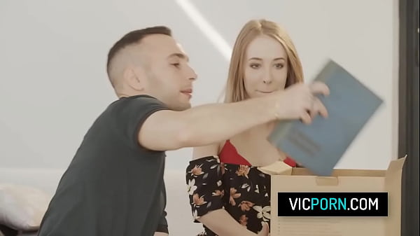 Image Horny wife Nata Ocean fuck with her husband for the first time in their new home