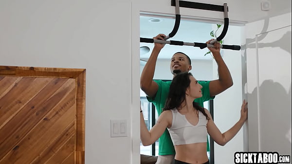 Image Petite big ass teen Liz Jordan loves lifting up on Rocket Powers black cock