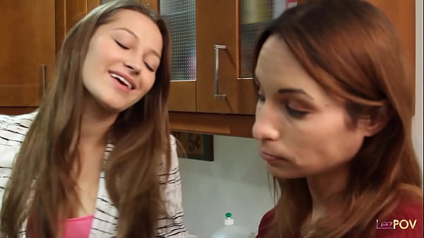 Image Sex in the office was inspiration for two lesbian brunettes to have pussy licking in the office kitchen