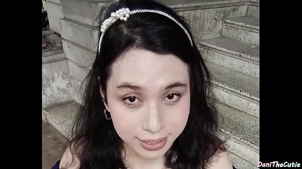 Image Sexy pinay tranny DaniTheCutie flashes her tits in public and her ass inside the restroom