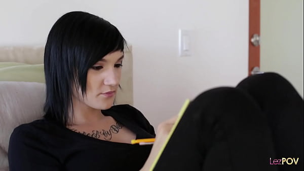 Image These two tattooed emo lesbians are fucking really hard and squirting all over their hot wet cunts