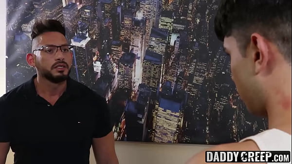 Image Gay twink Rob Quin makes his stepdad proud by offering his hairy ass to him