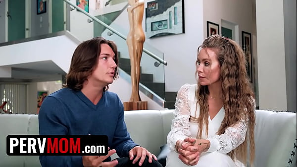 Image PervMom- My Stepmom Teaches My Gold Digger Girlfriend How To Fuck