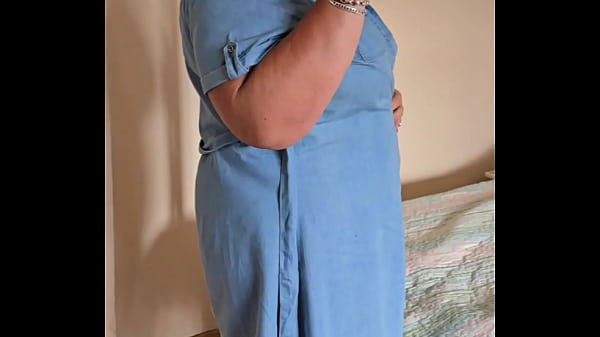 Image 65 years old Granny BBW seduces with her amateur round body. Big soft tits and big ass.