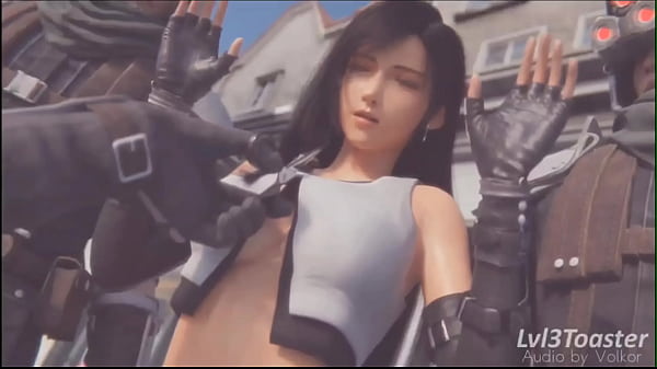 Image Tifa Lockhart gets ass slapped by Cops