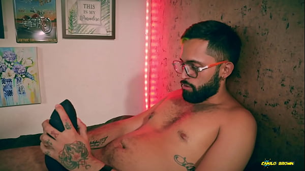 Image Big Cock Latino Camilo Brown Testing HoneyPlayBox DAYO Vibrating, Heating and Clamping Masturbator Use Code AFCB12 For 20% Off