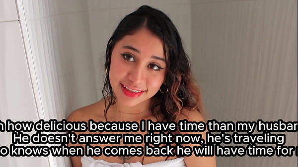 Image The busty neighbor comes to the neighbor's house so she doesn't have to be alone and gets fucked hard. 18 years old- homemade- latina