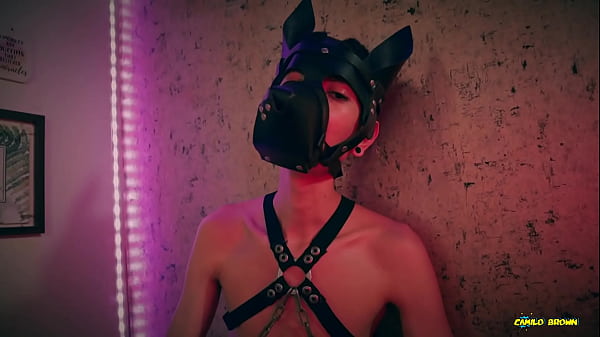 Image BDSM Halloween Big Cock Skinny Twink Magic C Jerking And Cumming On His Feet