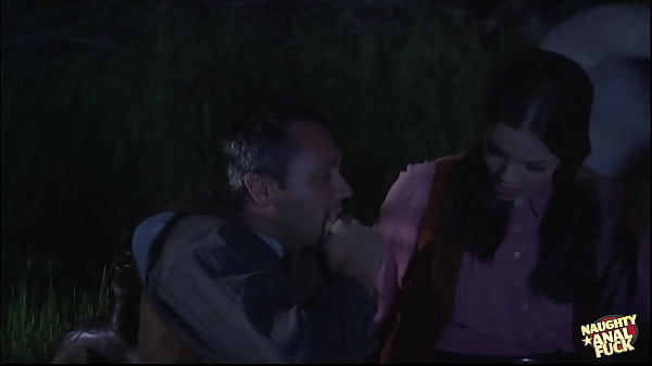 Image A brunette with small tits seduces a guy to fuck her through the whole night