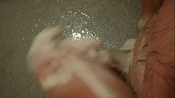 Image Stroking My Semi Soft Uncut Cock In Shower (No Cumshot)