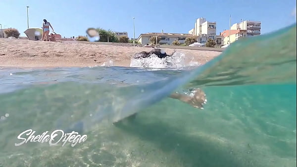 Image Pornstar Sheila Ortega Sucking and Fucking underwater while snorkeling