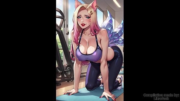 Image League Of Legends - Ahri Slideshow - League Of Legends Hentai Compilation