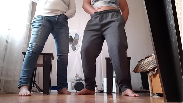 Image We masturbate with our stepsister in clothes so that our parents don't catch us