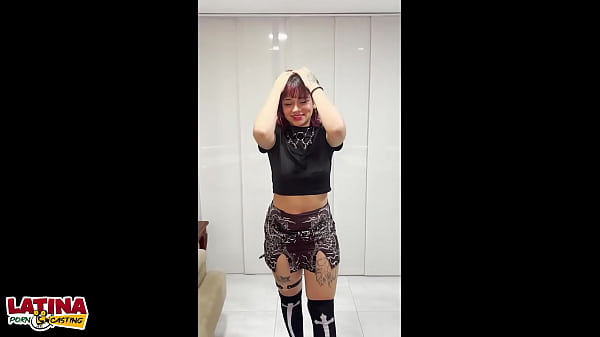 Image Latina Porn Casting - Goth Teen 18 Years Old Pussy Filled BY BWC Cum Load