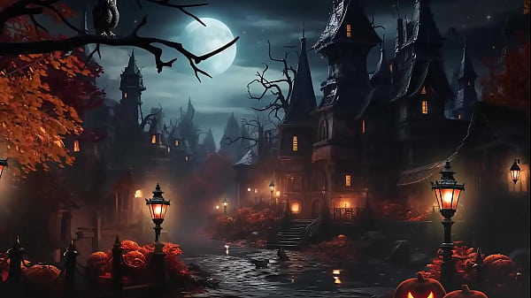 Image unfaithful nun possessed by demon begs for dick on halloween night