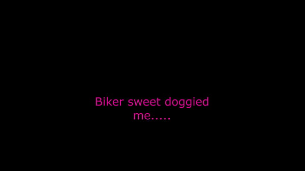 Image Sweet doggied by a biker...
