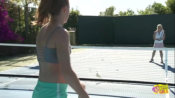 Image Swimming in the pool gets two lesbian friends turned on so they bang hard outdoors