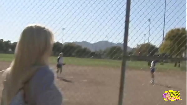 Image Baseball chicks get seduced and picked up by the lez blonde that craves a threesome