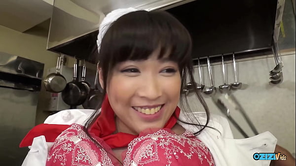 Image Chef and restaurant manager discipline the Asian cook by making her squirt with thick vegetables
