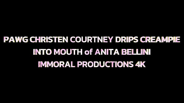 Image PAWG CHRISTEN COURTNEY DRIPS CREAMPIE INTO FACE of ANITA BELLINI &ndash_ IMMORAL PRODUCTIONS 4K