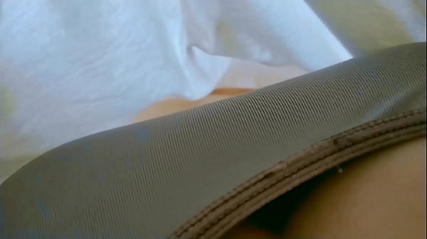 Image POV naughty student touching her pussy in the morning watching hentai