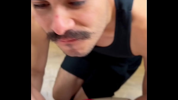 Image Hung man makes me suck his cock before fucking my hairy hole. PART 1