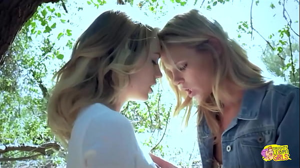 Image What better way to train a lesbian exhibitionist than by licking her sore outdoors