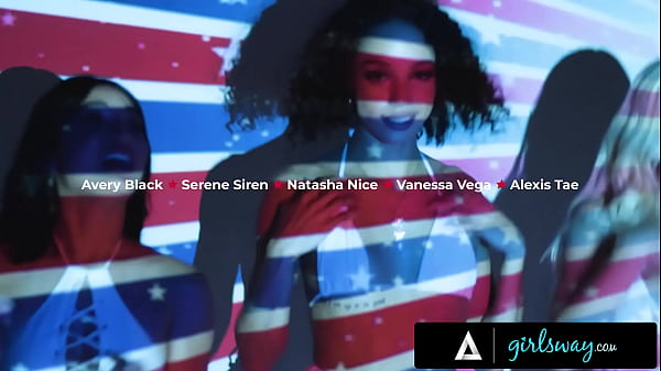 Image GIRLSWAY - LESBIAN ORGY! Natasha Nice, Serene Siren, Avery Black, Alexis Tae, & Vanessa Vega FULL
