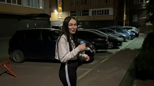 Image Nerdy babe from the parking sucked me off