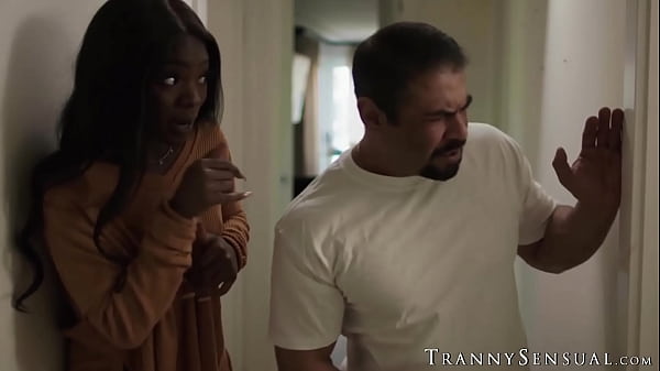 Image Mature dude Draven Navarro gets to drill an ebony lady and a frisky shemale