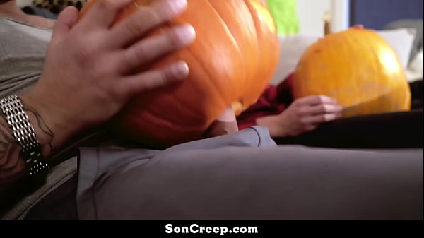 Image Stepson Getting a Special Pumpkin Surprise from His Daddy - Soncreep