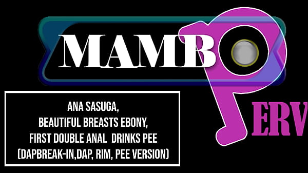 Image Ana Sasuga, beautiful breasts ebony, first double anal and drinks pee (DAPBreak-in, DAP, DP, real Pee drinking, rimming, very sloppy bj, Ass juice, 3on1,1on1) OB396