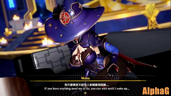 Image Mona gets oofed by hillichurl