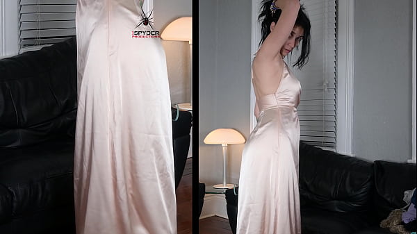 Image ?Jazmin tries a dress which turns out to be more of a nighty