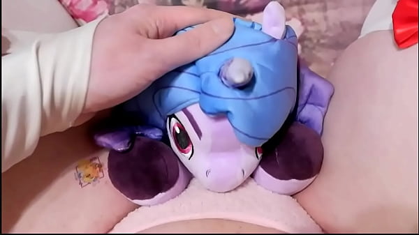 Image [EroNekoKun] - Cute Boy cum on Face Plush toy Izzy Moonbow from My Liitle Pony