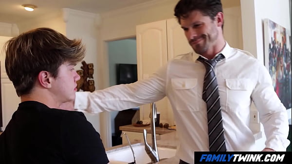 Image FamilyTwink - Muscled Stepdad Crushes her Twink Stepson