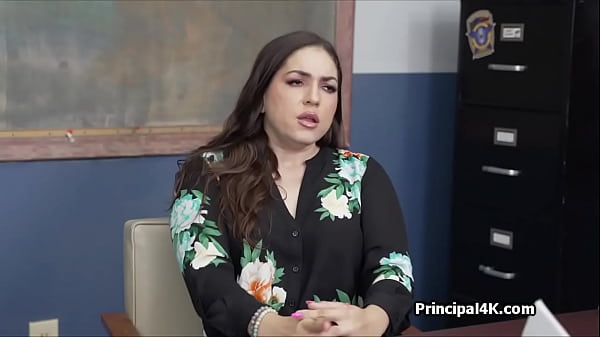 Image Thick wife slides on principals dick at his office