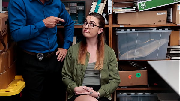 Image Loss Prevention Office Spots the Teen Stealing Goods from The Store and Fucks Her - Perp4k