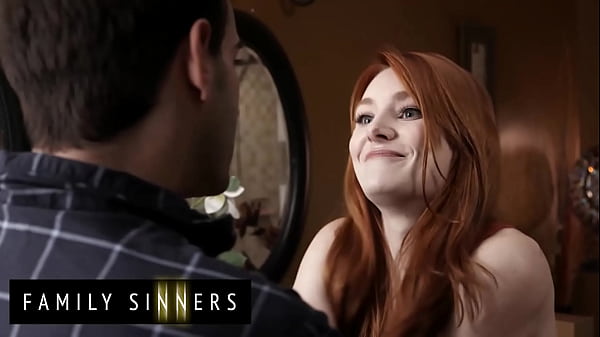 Image FAMILY SINNERS - Lacy Lennon Sucks Her Stepbrother's Cock, Then Begs Him To Cum All Over Her Perfect Face