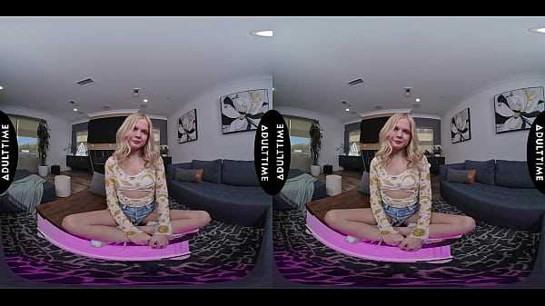 Image UP CLOSE VR - POV Petite Blonde Coco Lovelock Goes Into FERAL FRENZY Mode For Your Big Dick