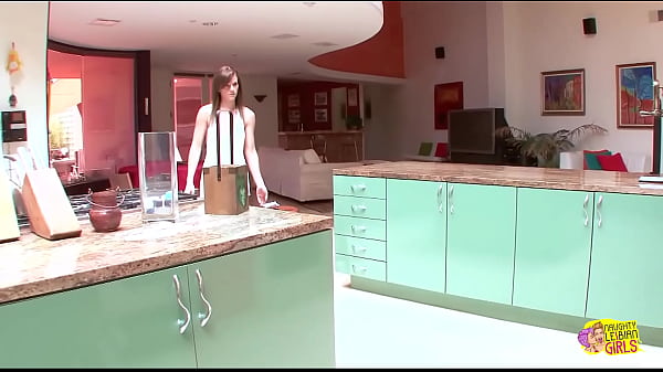 Image Horny brunette lesbian disciplines her roommate for being messy by fingering and eating her out