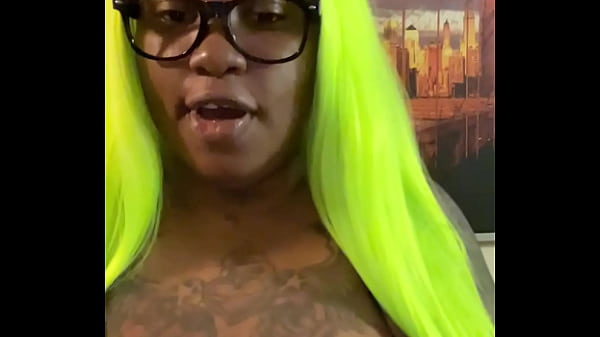 Image Purple Bun Lime Green Hair And My Bikini Halloween Is Coming!