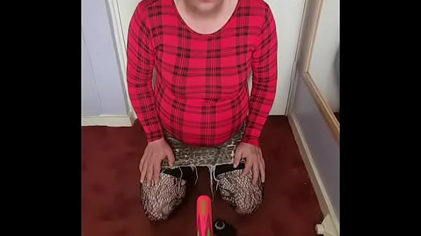 Image crossdresser would really love a real cock to fuck his ass