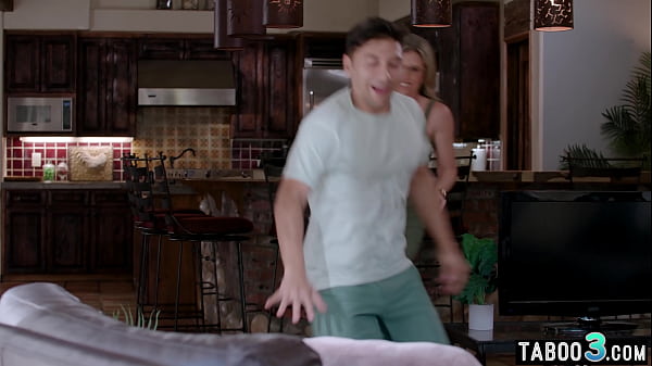Image Innocent game for mature stepmom Cory Chase ends on her stepsons big dick