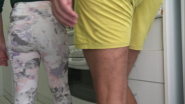 Image French amateur stepmom lets horny stepson cum on her hairy pussy!!!