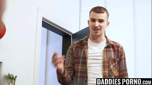 Image DaddiesPorno.com - Cameron Coxxx & Ryan Jacobs - Stop talking back and give your stepdad a steamy blowjob