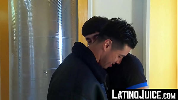 Image LatinoJuice.com - Francis & Gustavo - Latino stud Francis gets dripping wet facial cum from Gustavo