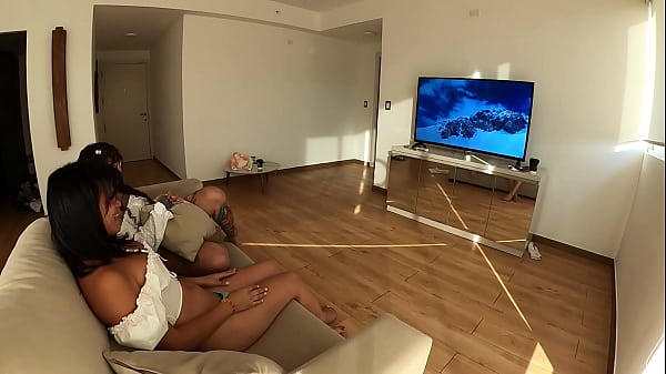 Image I fucked the trans girl and her stepsister in the living room while their parents watch television