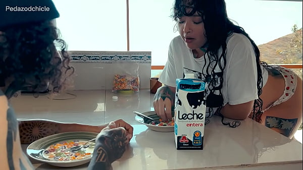 Image I fight with my stepbrother at breakfast and I end up with his penis inside my wet pussy