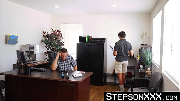 Image StepsonXXX.com - Jax Thirio & Gabe Bradshaw - Stepson Gabe Bradshaw moans while riding stepdad Jax Thirio